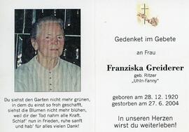 Franzsika Greiderer Uhln 316