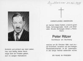 Peter Ritzer Dankl 29 10 1984