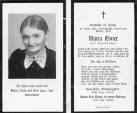 Maria Ebner geb Brandstätter 05 07 1956