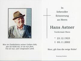 Johann Astner Vordermair 05 11 2002