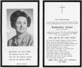 Katharina Aniser geb Lettenbichler 31 08 1970