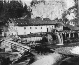 Sparchner Mühle Eingang Kaisertal um 1900