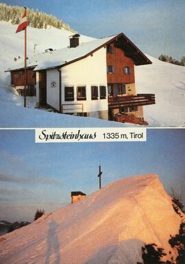 Postkarte Erl Spitzsteinhaus Winter