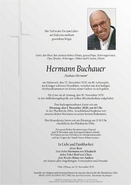 Hermann Buchauer Neuhaus 25 11 2020
