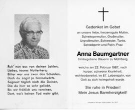 Anna Baumgartner Mühlberger 22 02 1987