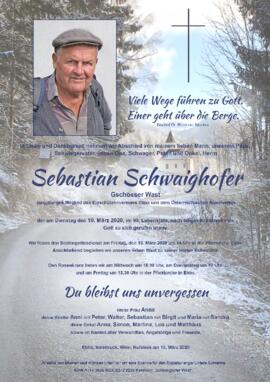 Sebastian Schwaighofer 10 03 2020