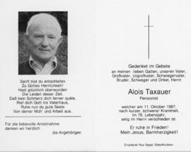 Alois Taxauer 11 10 1987