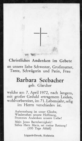 Barbara Seebacher geb Glarcher 07 04 1972