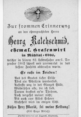 Georg Kalchschmid Grafenwirt 06 12 1802