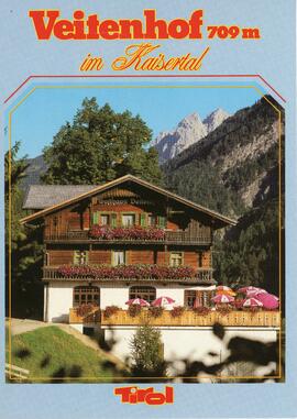 Postkarte Ebbs Kaisertal Veitenhof Sommer