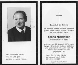 Georg Freisinger Krumer 20 08 1975