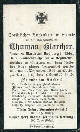 Thomas Glarcher March 04 12 1914 Nr2
