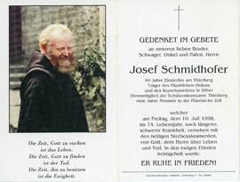 Pater Josef Schmidhofer Thierberg Einsiedler 10 07 1998