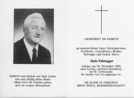 Alois Ederegger 19 12 1985