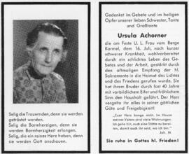 Ursula Achorner 16 07 1967