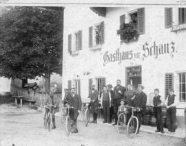 Gasthaus Schanz in Ebbs Radsportler 1909