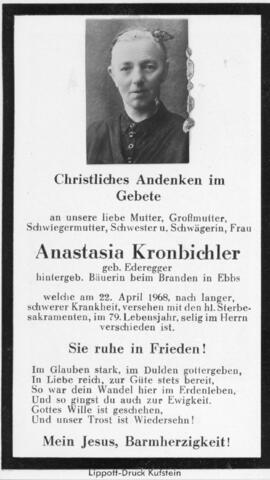 Anastasia Kronbichler geb Ederegger Branden 22 04 1968
