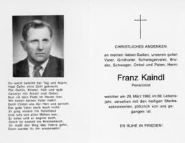 Franz Kaindl 29 03 1982