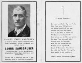 Georg Sausgruber 17 10 1967