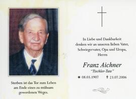 Franz Aichner Tischler Tate 23 07 2006