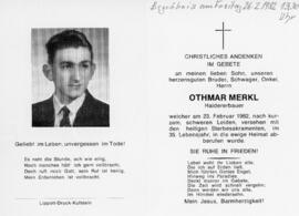 Othmar Merkl Hoaderer 23 02 1982