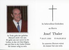 Josef Thaler 04 08 2012