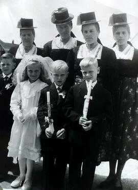 Buchberg Erstkommunionkinder ca. 1970