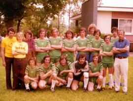 Fußball SK Ebbs Pfingstturnier Böblingen 1973 Mannschaft
