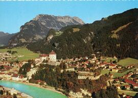 Postkarte Kufstein Blick vom Pendling auf die Festung