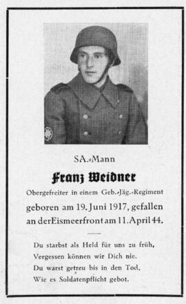 Franz Weidner 11 04 1944
