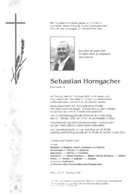 Sebastian Horngacher Käsermeister Parte