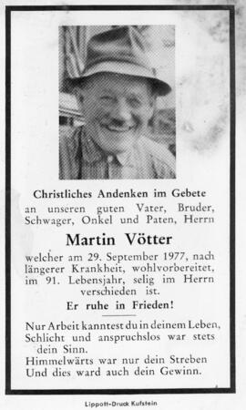 Martin Vötter 29 09 1977