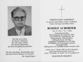 Rudolf Achorner Amtsleiter 31 01 1989
