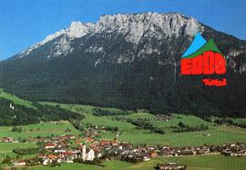 Postkarte 01 Ebbs Kirche Sommer Richtung Kaisergebirge