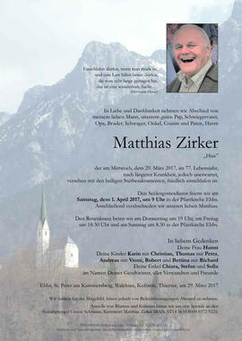 Matthias Zirker 29