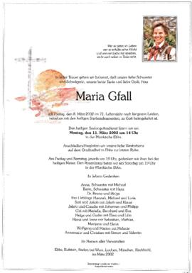 Maria Gfall 08 03 2002