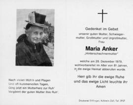 Maria Anker Hinterschachner 28 12 1979