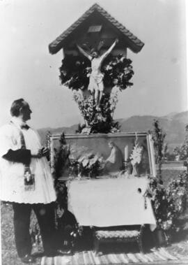 Pfarrer Moser Bittprozession 1947