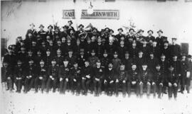 Feuerwehr Ebbs und Musikkapelle Ebbs vor Oberwirt 03 02 1924