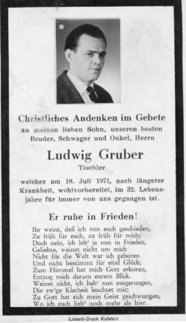 Ludwig Gruber 18 07 1971