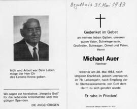 Michael Auer Metzger 28 05 1983
