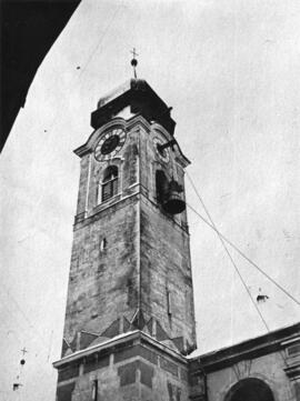 Pfarrkirche Ebbs Glockenweihe Aufzug auf Turm 1923