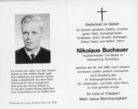 Nikolaus Buchauer Obergrilling 19 07 1980