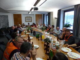 Feier Bauhof und Gemeindeamt Ebbs im Sitzungszimmer ca 2015