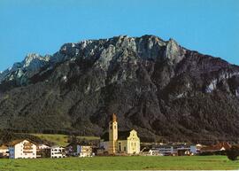 Postkarte Ebbs Kirche Kaisergebirge ca 1980