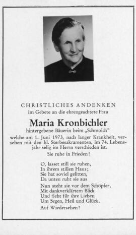 Maria Kronbichler Schmoich 01 06 1973