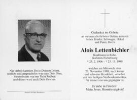 Alois Lettenbichler 23 11 1988
