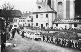 Ebbs Erstkommunion Pfarrer Ortner Kooperator Pfadschbacher 1929