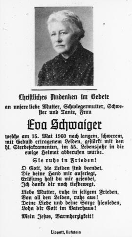 Eva Schwaiger 15 05 1960