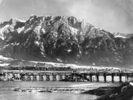 Innbrücke Niederndorf Bau 1928 bis 1929